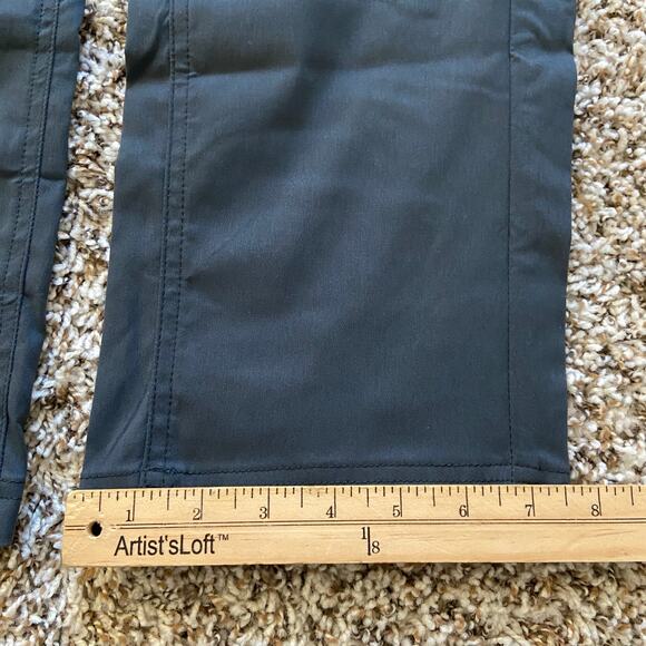 Prana Halle Straight Pant Women's 8 Regular Stormy Night Standard Fit Low Rise - Picture 12 of 13
